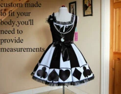 Alice Adventures In Wonderland Inspired Dress Gothic Lolita Cosplay Dress -EpicCosplay Shop GothicLolitaDress 4