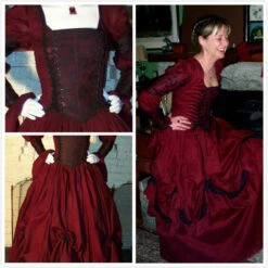 Gothic Renaissance Pirate Gown Dress Vampire Costume -EpicCosplay Shop Gothic Renaissance Pirate Gown Dress Vampire Costume 4