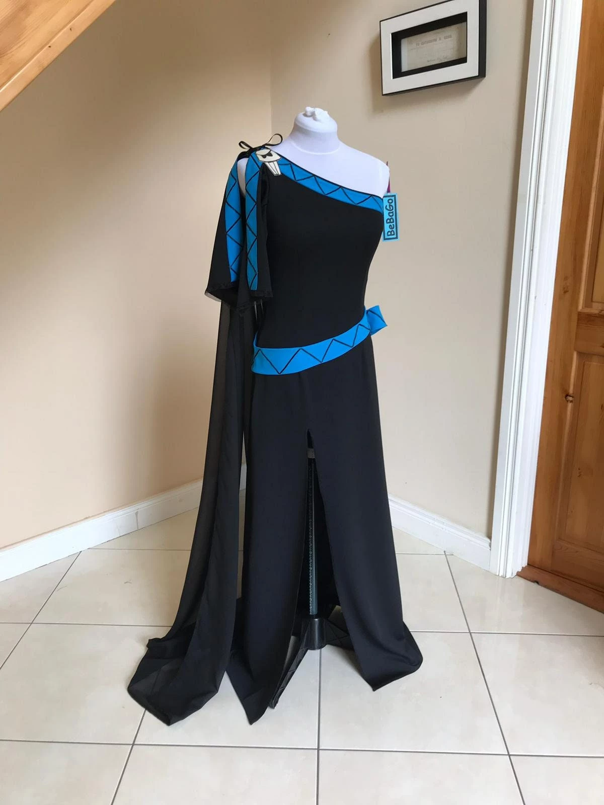 Female Hades Costume Greek God Of The Underworld Halloween Costume 4 Female Hades Costume Greek God Of The Underworld Halloween Costume - Image 2