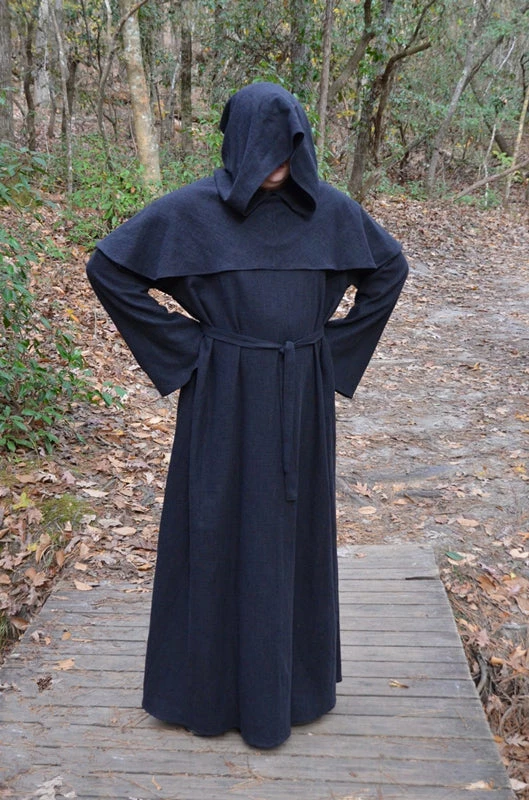 Grim Reaper Costume For Men, Women & Girls Robe And Hood 4 Grim Reaper Costume For Men, Women & Girls Robe And Hood - Image 2
