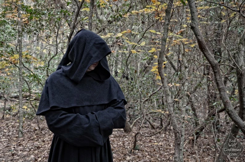 Grim Reaper Costume For Men, Women & Girls Robe And Hood 7 Grim Reaper Costume For Men, Women & Girls Robe And Hood - Image 5