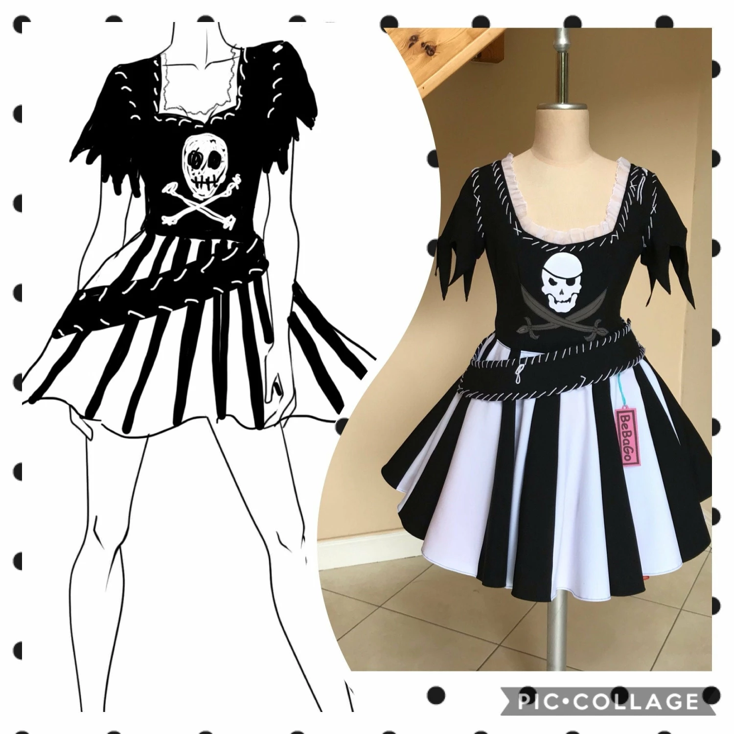 Pirate Inspired Dress Halloween Costume Pirate Cosplay 4 Pirate Inspired Dress Halloween Costume Pirate Cosplay - Image 2