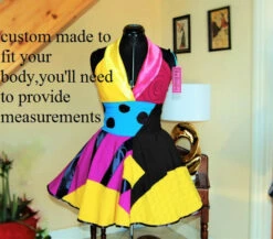 Halloween Patchwork Costume,Ragdoll Dress, Sally Ragdoll Costume