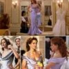 Julia Roberts As Julianne Potter Lavender Mermaid Bridesmaid Dress Stunning Gown In My Best Friend's Wedding -EpicCosplay Shop JULIAR 1