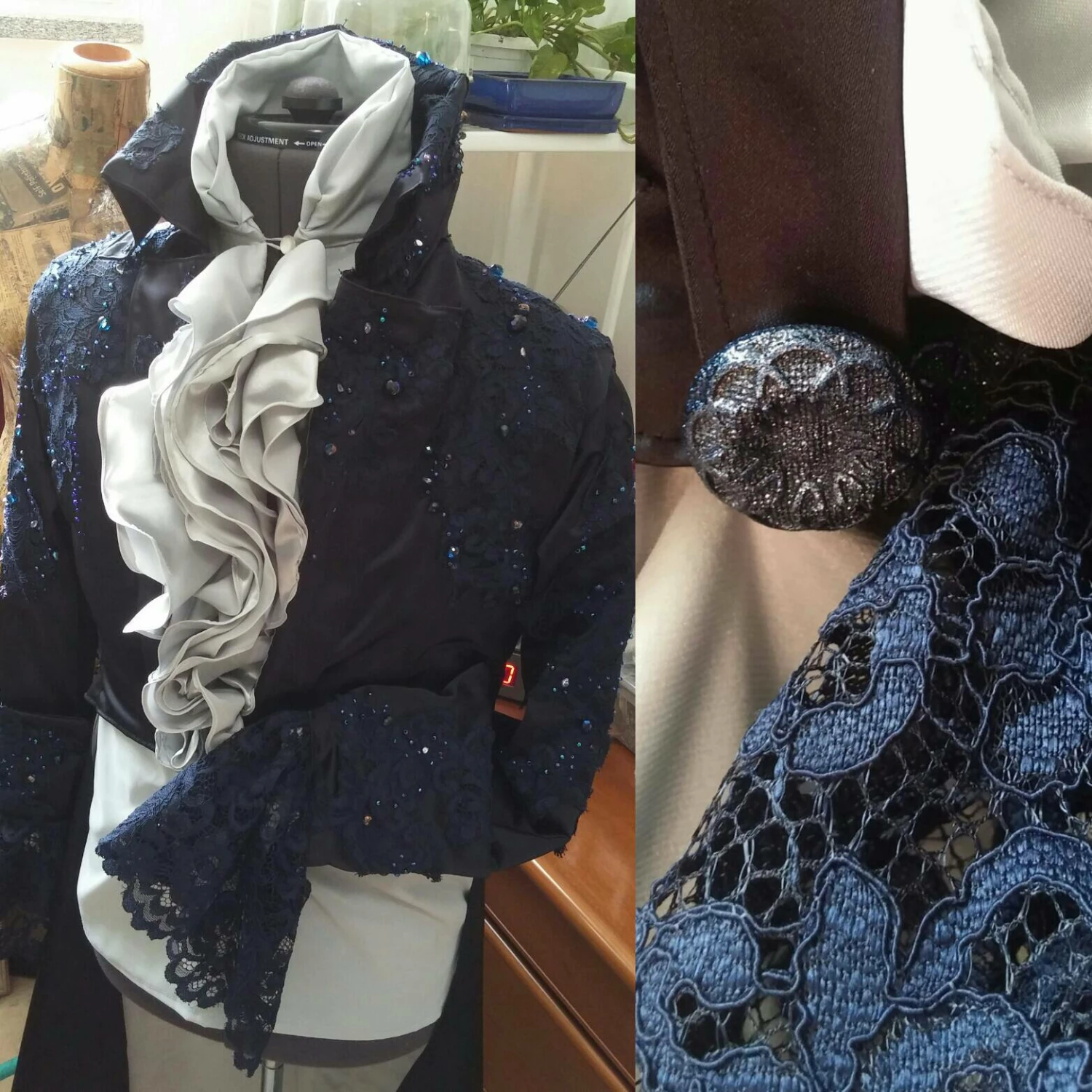 David Bowie Labyrinth Cosplay Men Costume Larp Renaissance Costume Set MADE TO ORDER Jareth The Goblin King Ball Blue Jacket 3 David Bowie Labyrinth Cosplay Men Costume Larp Renaissance Costume Set MADE TO ORDER Jareth The Goblin King Ball Blue Jacket