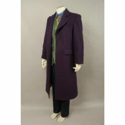 Joker Costume Purple Wool Trench Coat For Cheap -EpicCosplay Shop Joker Costume Purple Wool Trench Coat for cheap 3