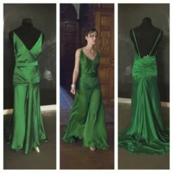 Keira Knightley Green Dress As Cecelia Tallis Evening Dress From Atonement -EpicCosplay Shop KeiraKnightleyGreenDressfromAtonement1