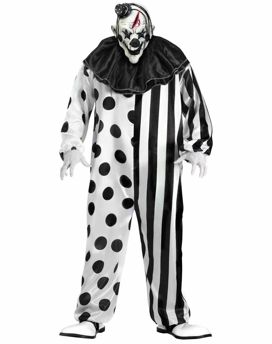 Killer Clown Costume For Kid Men Women Halloween Cosplay Costume