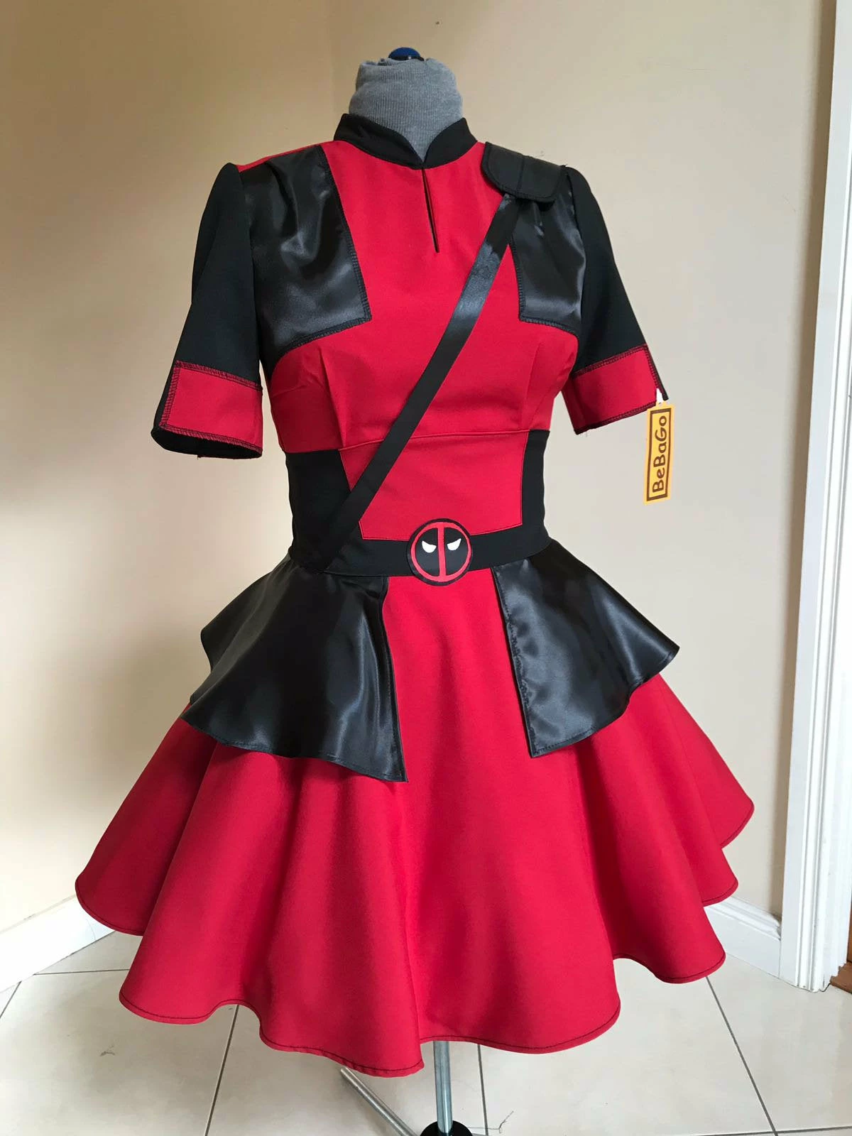 Female Deadpool Dress Lady Cosplay Costume 3 Female Deadpool Dress Lady Cosplay Costume