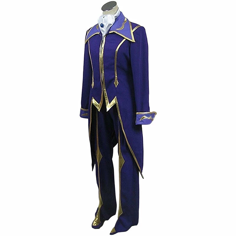 Lelouch Of The Rebellion Zero Cosplay Costume Code Geass Costume - Image 6
