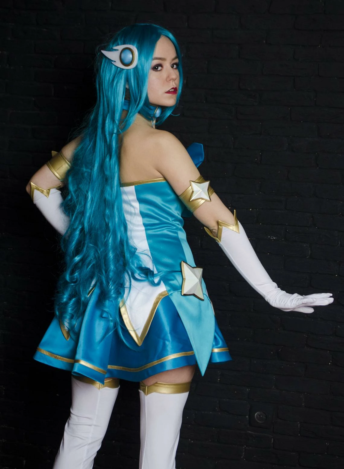 LoL Star Guardian Soraka Costume League Of Legends Soraka Halloween Costume Outfit 5 LoL Star Guardian Soraka Costume League Of Legends Soraka Halloween Costume Outfit - Image 3