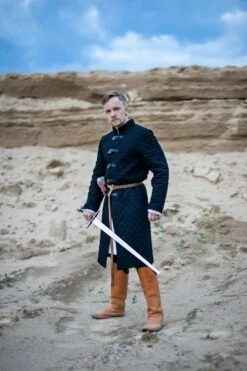 Fantasy Viking Armor Padding Witcher Padded Armor Doublet Medieval Knight Gambeson Middle Ages Coat -EpicCosplay Shop MedievalKnightGambeson 5