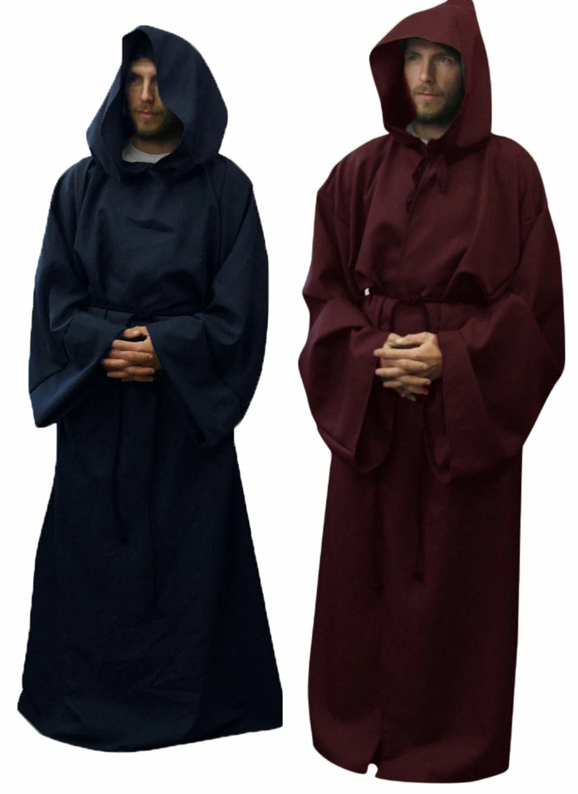 Merlins Medieval Closet Robe Cosplay Costume 4 Merlins Medieval Closet Robe Cosplay Costume - Image 2