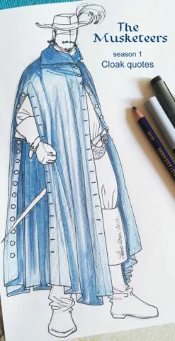 Athos Portos Aramis D'Artagnan Larp Man Renaissance Costume MADE TO ORDER Musketeers Cloak Replica -EpicCosplay Shop Musketeerscloakreplica 1