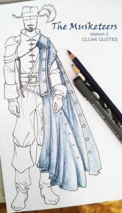 Athos Portos Aramis D'Artagnan Larp Man Renaissance Costume MADE TO ORDER Musketeers Cloak Replica -EpicCosplay Shop Musketeerscloakreplica 3