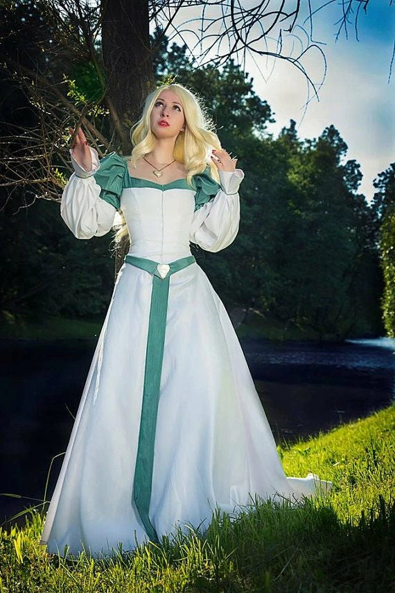 Odette Dress From The Swan Princess Odette Cosplay Costume 3 Odette Dress From The Swan Princess Odette Cosplay Costume