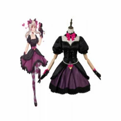 Overwatch OW Black Cat Hana Song Costume DVA Outfit