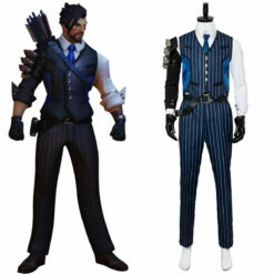 Overwatch Shimada Hanzo Scion Hanzo Skin Costume Outfit Suit