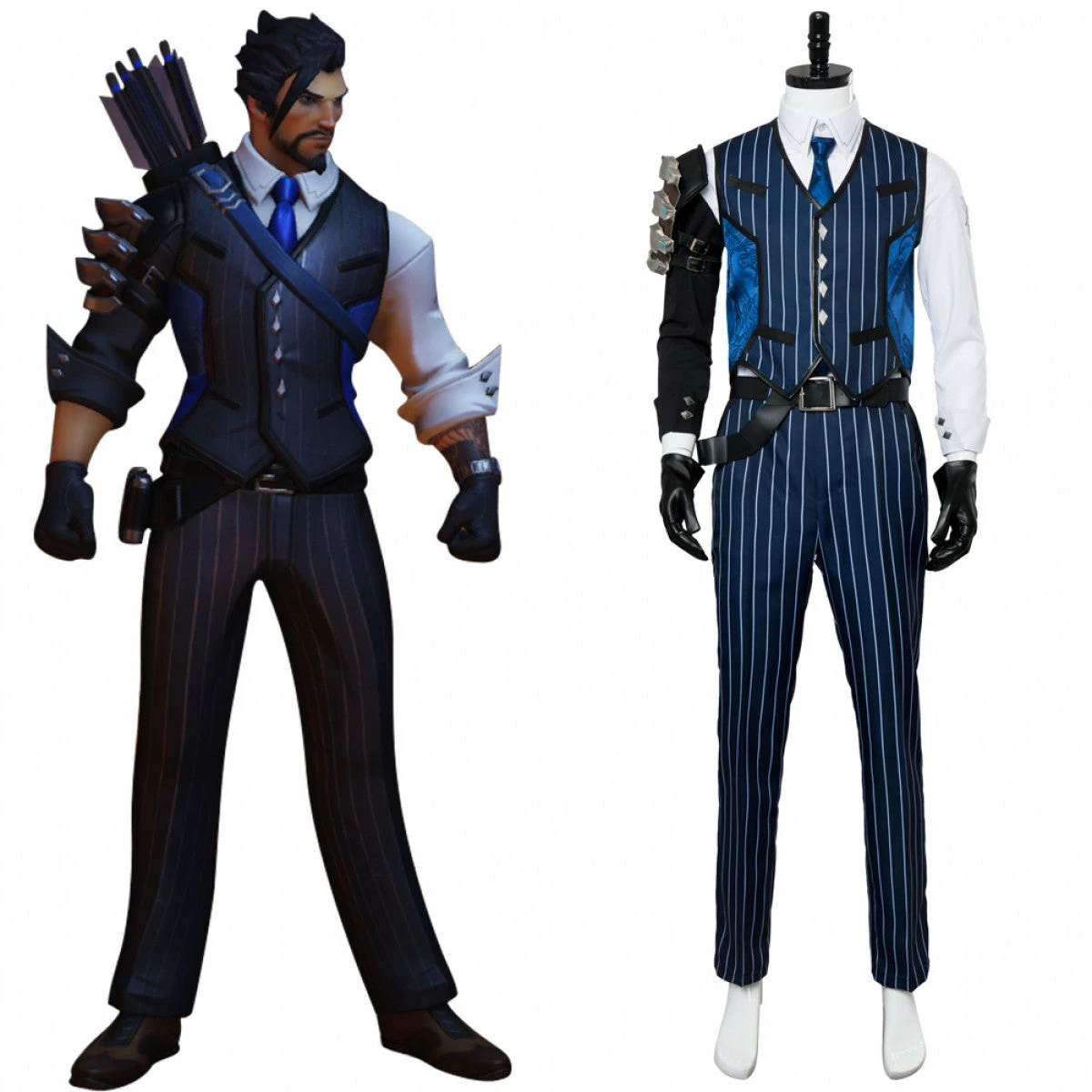 Overwatch Shimada Hanzo Scion Hanzo Skin Costume Outfit Suit 3 Overwatch Shimada Hanzo Scion Hanzo Skin Costume Outfit Suit