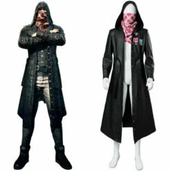 PUBG Playerunknown's Battlegrounds Costume Black Trench Coat