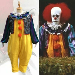 Pennywise Costume Stephen King's It Cosplay Costume For Male Female