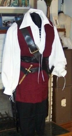 Pirate Costume Renaissance Buccaneer Mate Ostume -EpicCosplay Shop Pirate Costume Renaissance Buccaneer Mate ostume 2