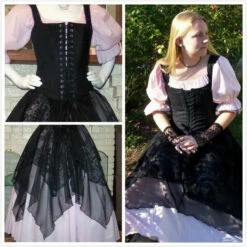 Pirate Gown Renaissance Costume Womens Wench Costume -EpicCosplay Shop Pirate Gown Renaissance Costume Womens Wench Costume 4