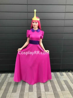 Princess Bubblegum Costume Cosplay Dress With Crown -EpicCosplay Shop Princess Bubblegum costume cosplay dress with crown 3
