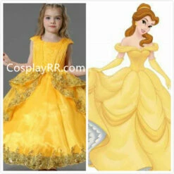 Princesss Belle Dress 2017 Movie For Girls Toddler