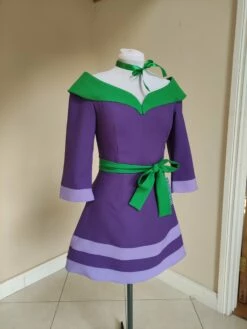 1960's Style Costume,Purple Cosplay Dress -EpicCosplay Shop Purplecosplaydress 2