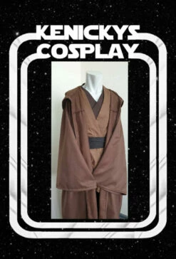Heavy Duty Robe Star Wars Cosplayers Hand Made In All Sizes And Various Colours Available Quality Jedi Robe Melton Mixed Wool Fabric -EpicCosplay Shop Qualityjedirobe 2