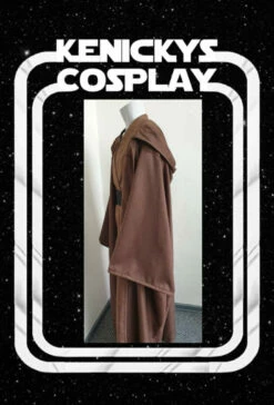 Heavy Duty Robe Star Wars Cosplayers Hand Made In All Sizes And Various Colours Available Quality Jedi Robe Melton Mixed Wool Fabric -EpicCosplay Shop Qualityjedirobe 3