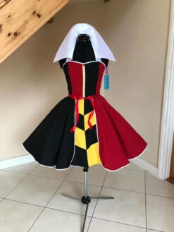 The Queen Of Hearts Cosplay Dress Red Queen Costume -EpicCosplay Shop QueenCosplaydress 4