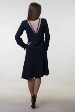 Queenie Goldstein Costume Black Queenie Goldstein Dress With Scarf -EpicCosplay Shop QueenieGoldsteinCostume2