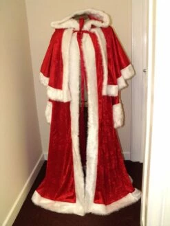 Red Velvet Santa Claus Costume Santa Costume