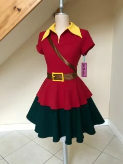 Archer Gaston Outfit, Hunter Gaston Costume Red And Forest Green Gaston Costume 16 Archer Gaston Outfit, Hunter Gaston Costume Red And Forest Green Gaston Costume -EpicCosplay Shop Redandforestgreencostume 2