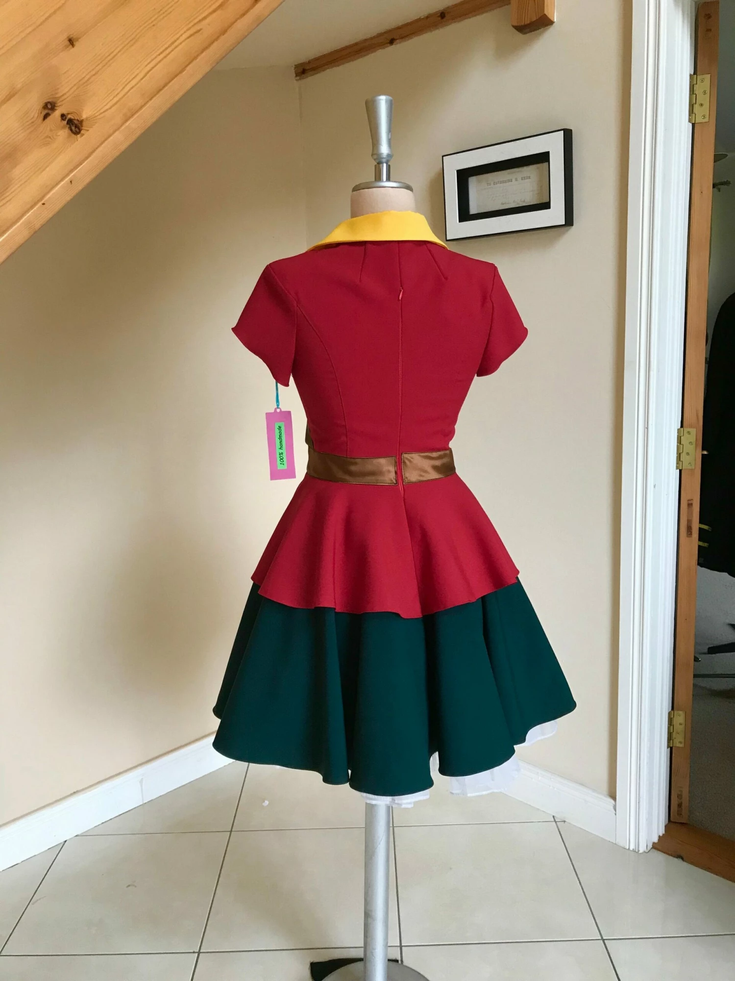 Archer Gaston Outfit, Hunter Gaston Costume Red And Forest Green Gaston Costume 9 Archer Gaston Outfit, Hunter Gaston Costume Red And Forest Green Gaston Costume - Image 7