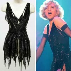 Renee Zellweger Roxie Hart Black Dance Dress