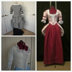 Revolutionary War Dress Poldark Colonial Dress Georgian Dress -EpicCosplay Shop Revolutionary War Dress Poldark Colonial Dress Georgian Dress 8