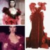 Vivien Leigh As Scarlett O'Hara Costume Red Dress Party Gown In Gone With The Wind 1 Vivien Leigh As Scarlett O'Hara Costume Red Dress Party Gown In Gone With The Wind -EpicCosplay Shop ScarlettO HaraCostumeRedDress