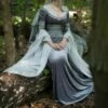 Galadriel Costume Adult Lady Galadriel Elven Dress Cosplay For Women -EpicCosplay Shop Silvergrayelvendress1