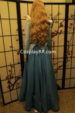 Sleeping Beauty Aurora Dress Blue Costume For Adults -EpicCosplay Shop Sleeping Beauty Dress Crown Necklace 3