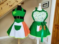 St Patrick's Day Apron, Irish Style Apron, Shamrock Irish Collection -EpicCosplay Shop StPatrick sDayapron 1
