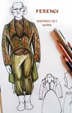 Costume Di Quark Cosplay Di Star Trek Abbigliamento Di Ferengi MADE TO ORDER Star Trek DS9 Ferengi Outfit Set -EpicCosplay Shop StarTrekDS9Ferengioutfitset 2