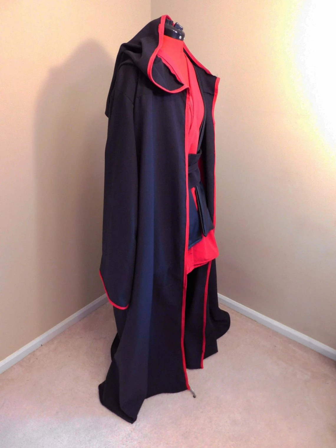 Star Wars Red Sith Robe, Tunic, Obi And Tabbard Costume For Adults - Image 2
