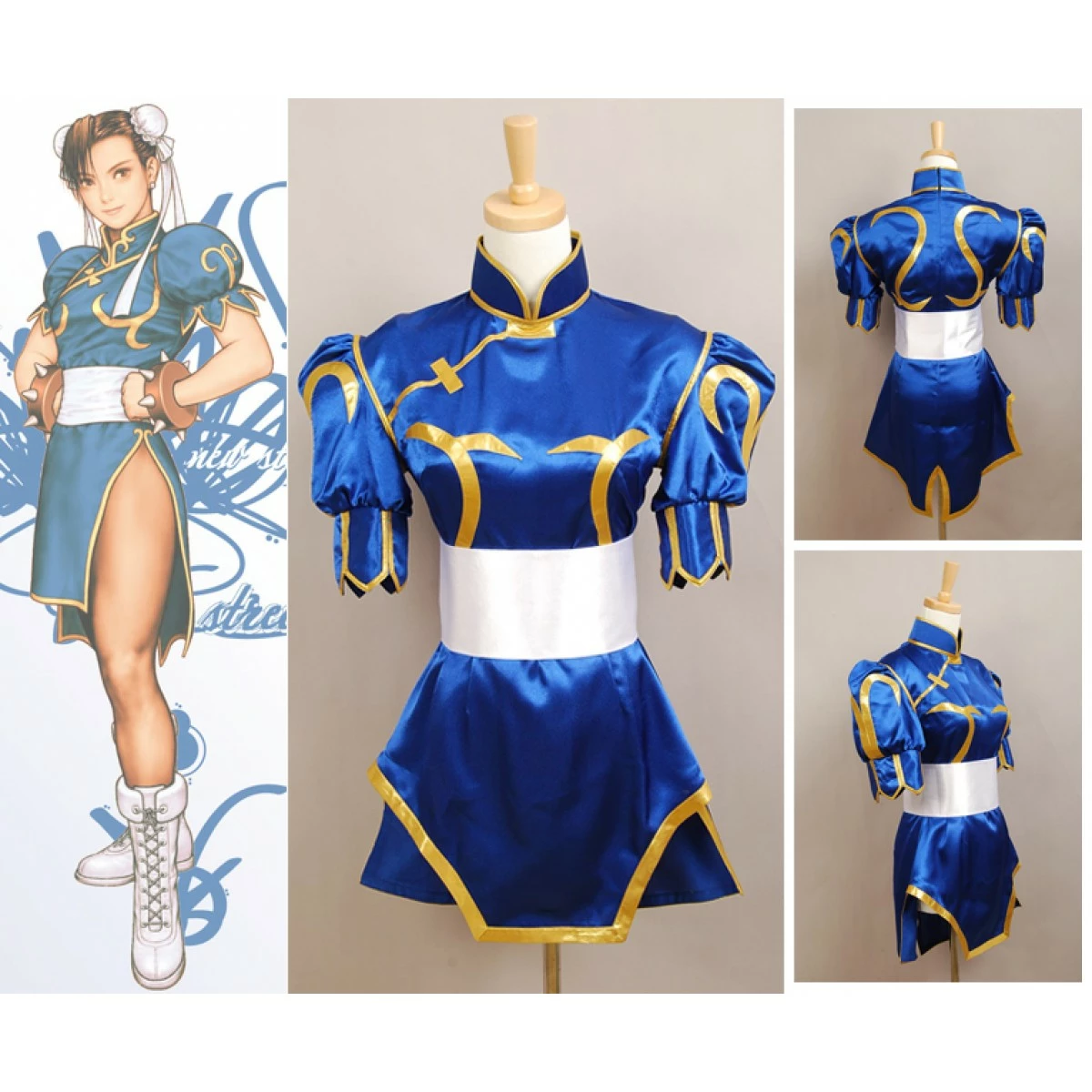 Street Fighter Chun Li Costume Halloween Costume 2 Street Fighter Chun Li Costume Halloween Costume