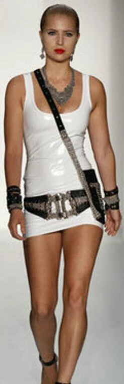 Tank Style Mini Dress In Gloss Stretch Vinyl PVC -EpicCosplay Shop Tank style Mini Dress in Gloss Stretch Vinyl PVC 3