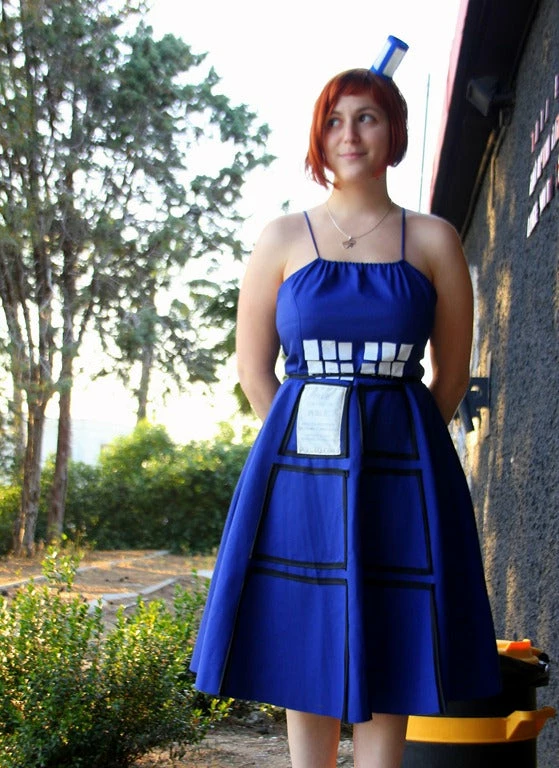 Tardis Costume Tardis Dress Plus Size For Male Female Or Kids - Image 3