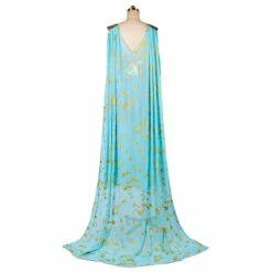 The Game Of Thrones Daenerys Targaryen Blue Dress Cospaly Costume