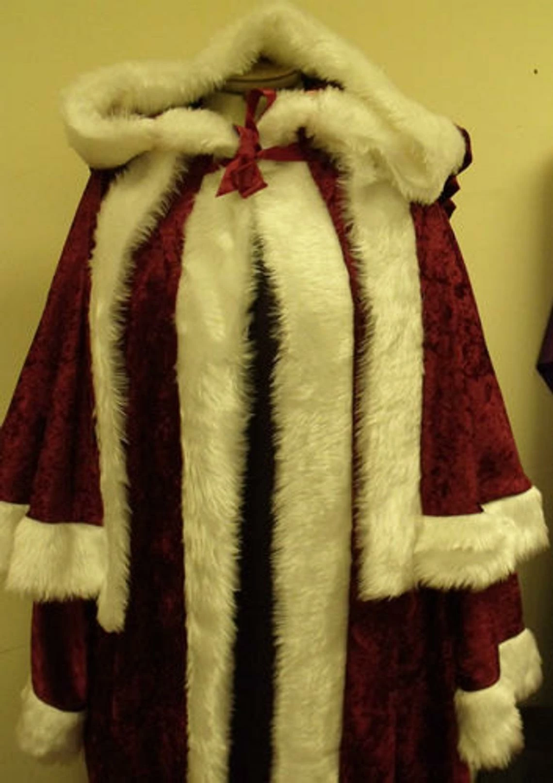 Velvet St Nicholas Father Christmas Santa Xmas Robe 5 Velvet St Nicholas Father Christmas Santa Xmas Robe - Image 3